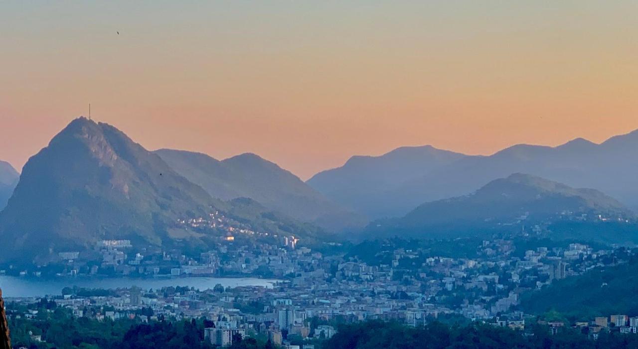 La Castellina Apartment Lugano Bagian luar foto